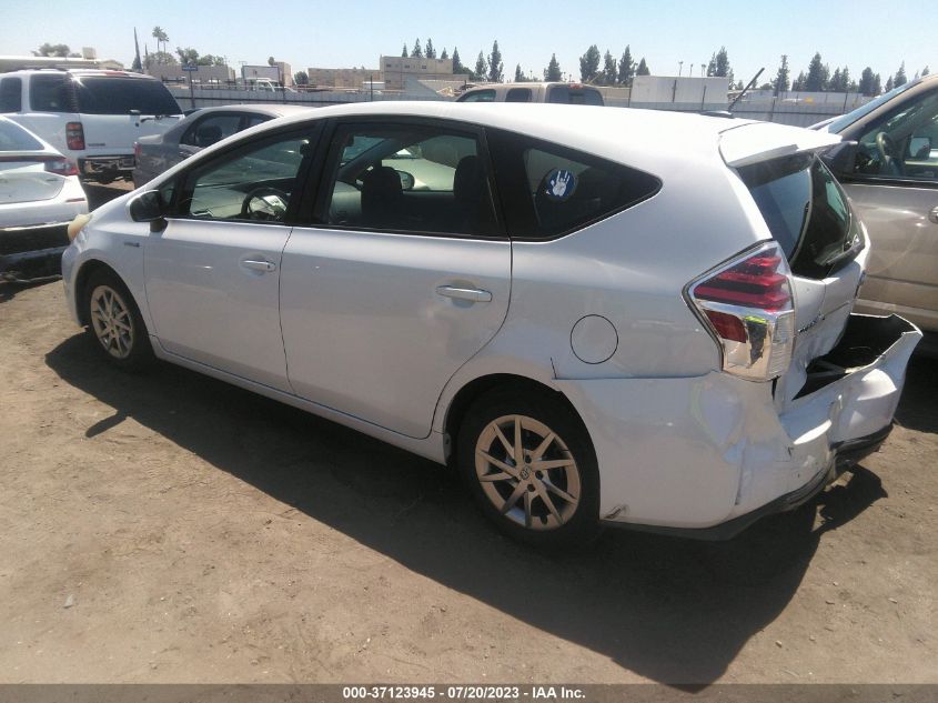 2015 TOYOTA PRIUS V TWO/FIVE/THREE/FOUR - JTDZN3EUXFJ026744