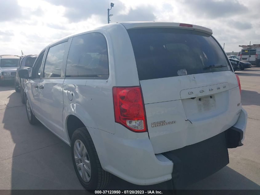 2019 DODGE GRAND CARAVAN SE - 2C4RDGBG0KR728585