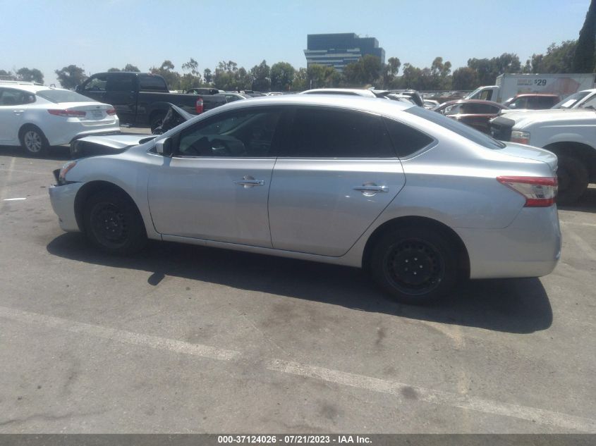 2014 NISSAN SENTRA S - 3N1AB7AP1EY246767