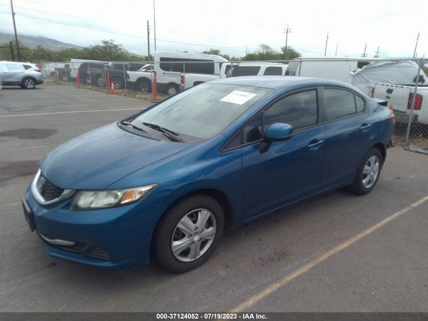 2013 HONDA CIVIC SDN LX - 2HGFB2F51DH510640