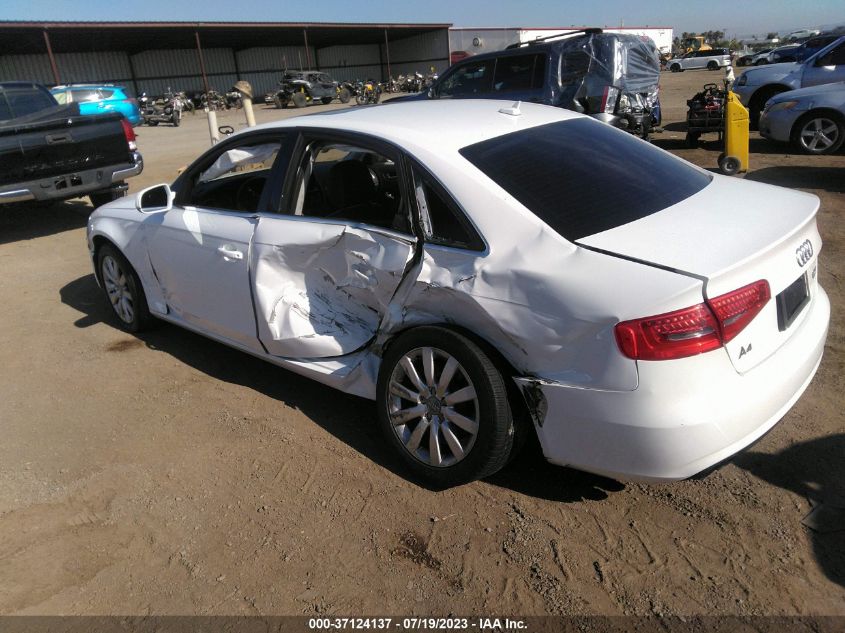 2013 AUDI A4 PREMIUM - WAUBFAFL5DN003920