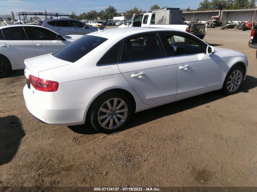 2013 AUDI A4 PREMIUM - WAUBFAFL5DN003920