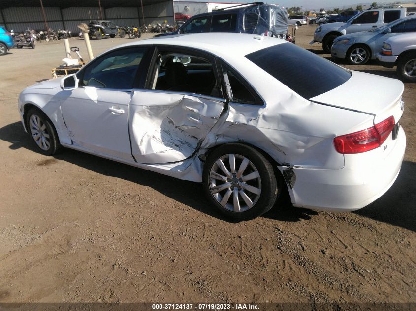 2013 AUDI A4 PREMIUM - WAUBFAFL5DN003920