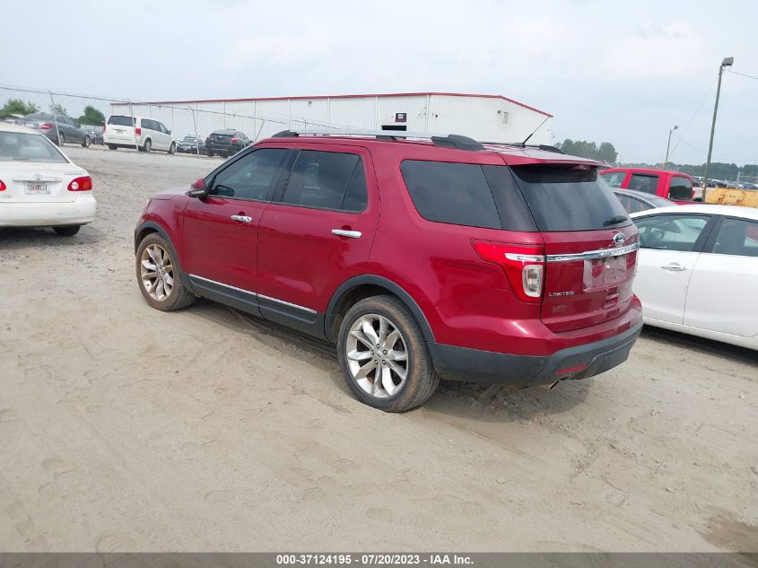 2013 FORD EXPLORER LIMITED - 1FM5K7F87DGA96224