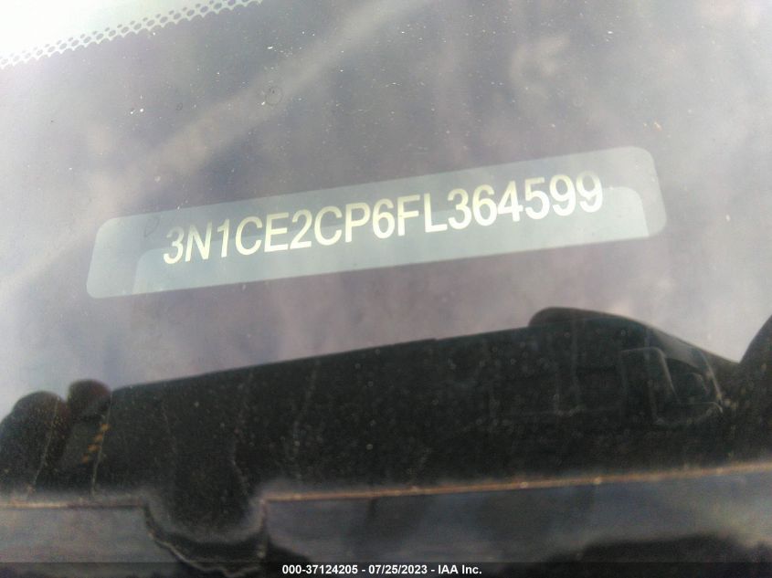 2015 NISSAN VERSA NOTE S/S PLUS/SV/SR/SL - 3N1CE2CP6FL364599