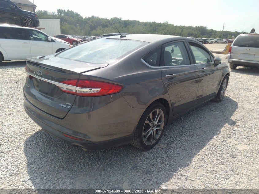VIN 3FA6P0LU2HR356276 2017 FORD FUSION HYBRID SE