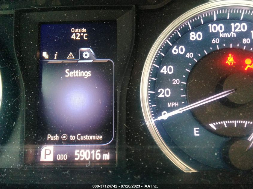2016 TOYOTA CAMRY XLE/SE/LE/XSE - 4T1BF1FK2GU612950