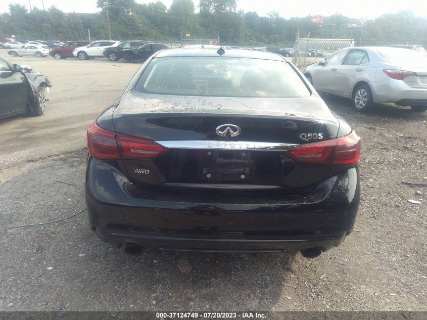 2019 INFINITI Q50 3.0T SPORT - JN1EV7AR0KM555753