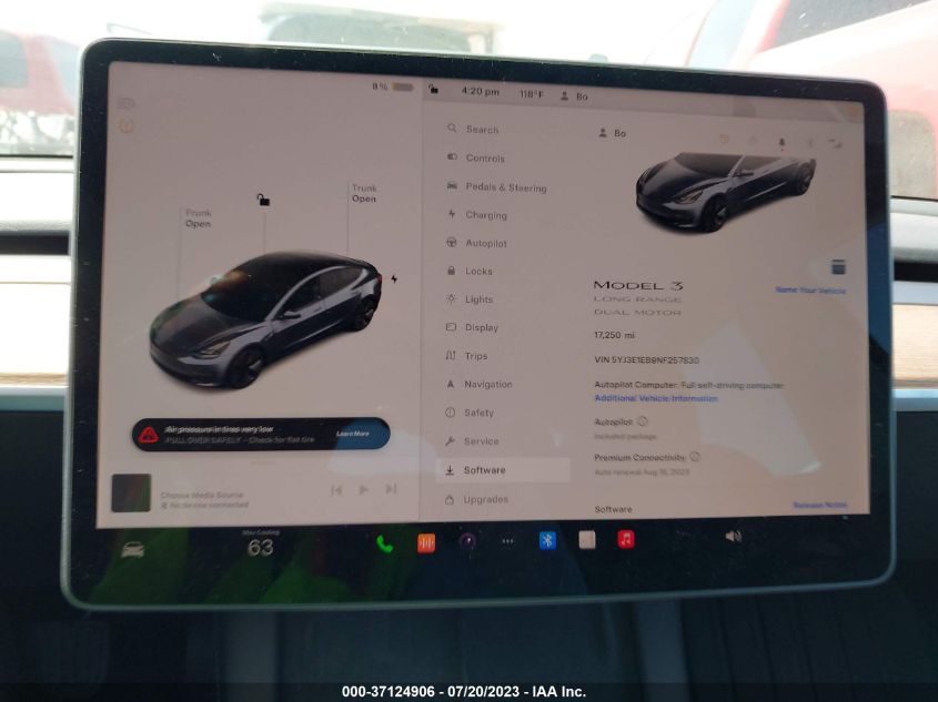 2022 TESLA MODEL 3 LONG RANGE - 5YJ3E1EB9NF257830