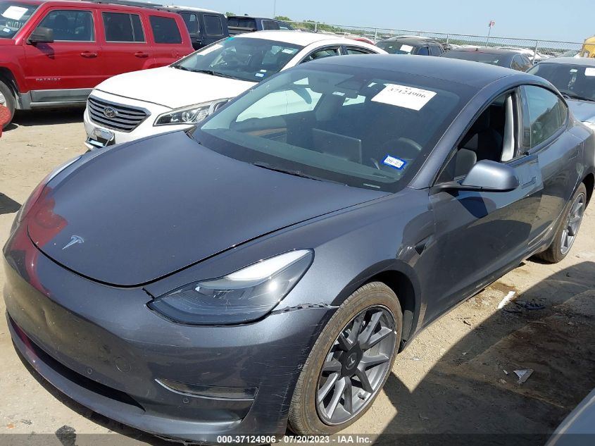 2022 TESLA MODEL 3 LONG RANGE - 5YJ3E1EB9NF257830