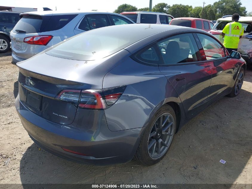 2022 TESLA MODEL 3 LONG RANGE - 5YJ3E1EB9NF257830