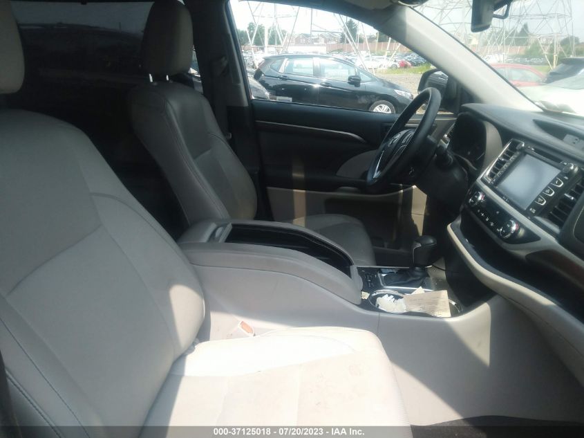 2014 TOYOTA HIGHLANDER LIMITED - 5TDDKRFHXES027076