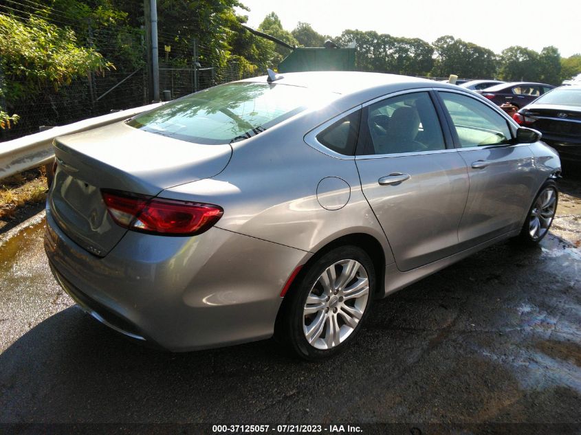 2015 CHRYSLER 200 LIMITED - 1C3CCCAB0FN609286