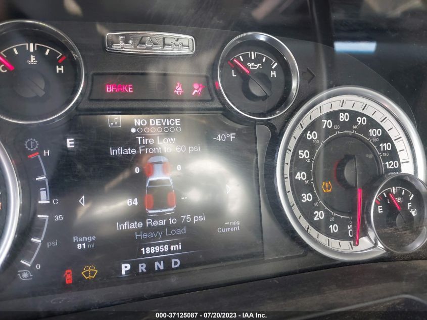2013 RAM 2500 LONE STAR - 3C6UR5ML9DG617155