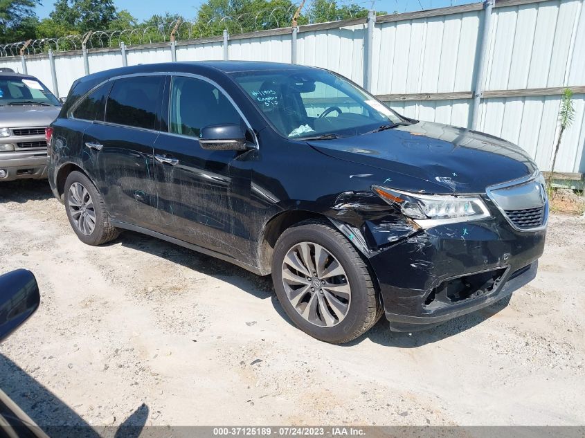 2016 ACURA MDX TECHNOLOGY - 5FRYD454XGB031157