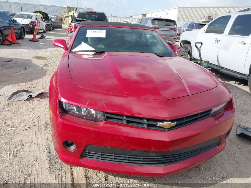 2014 CHEVROLET CAMARO LT - 2G1FB3D37E9319444