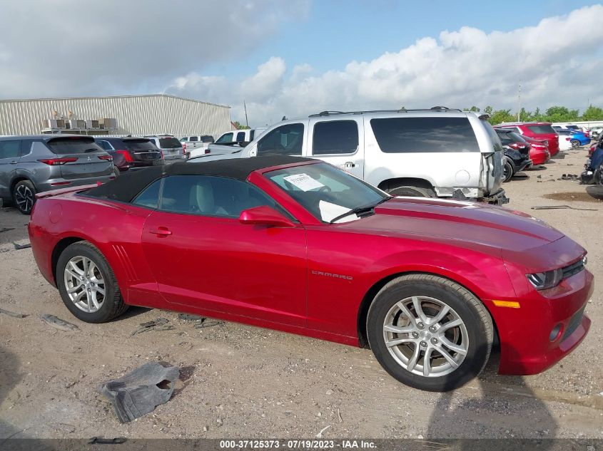 2014 CHEVROLET CAMARO LT - 2G1FB3D37E9319444