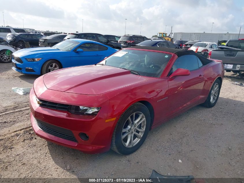 2014 CHEVROLET CAMARO LT - 2G1FB3D37E9319444