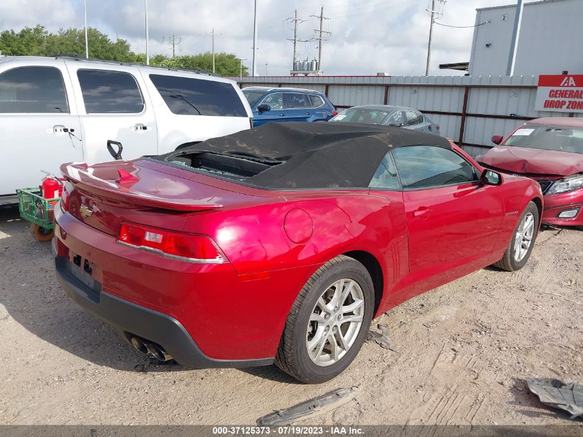 2014 CHEVROLET CAMARO LT - 2G1FB3D37E9319444