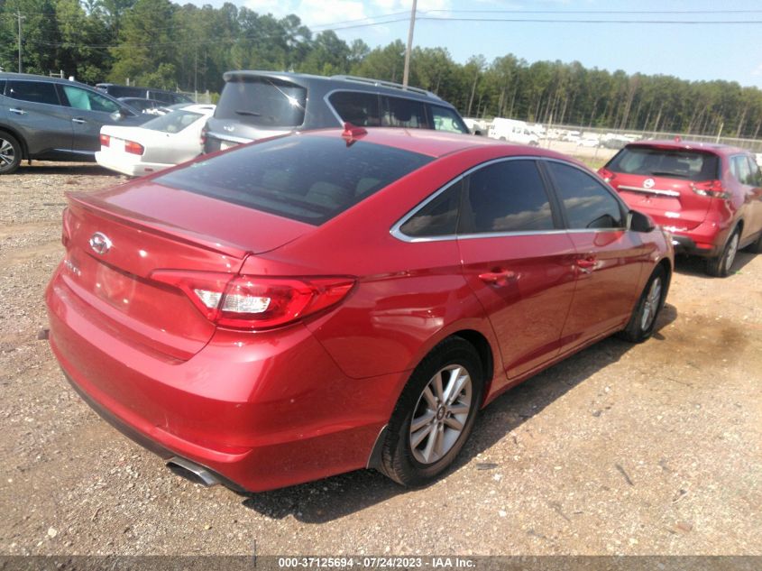 2017 HYUNDAI SONATA SE - 5NPE24AF9HH552976