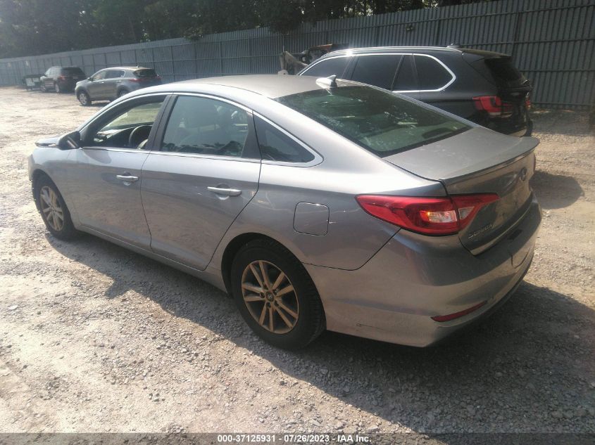 2015 HYUNDAI SONATA 2.4L SE - 5NPE24AF7FH242578