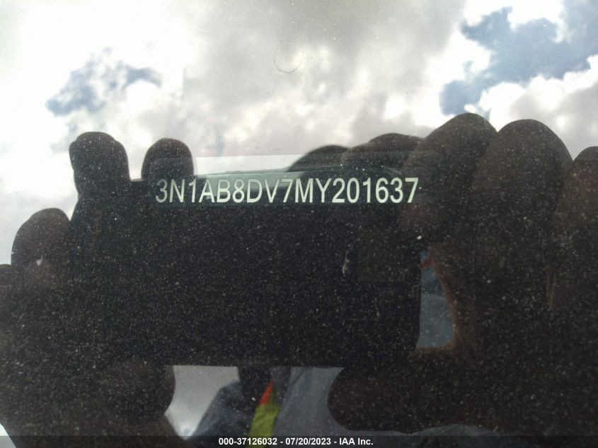 2021 NISSAN SENTRA SR - 3N1AB8DV7MY201637
