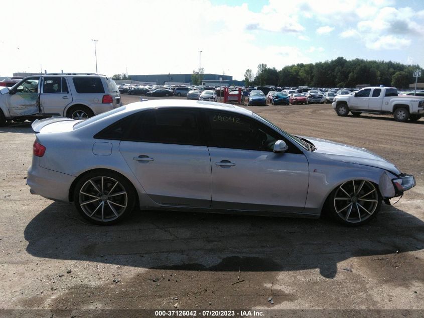 2015 AUDI S4 PREMIUM PLUS WAUBGAFLXFA045443