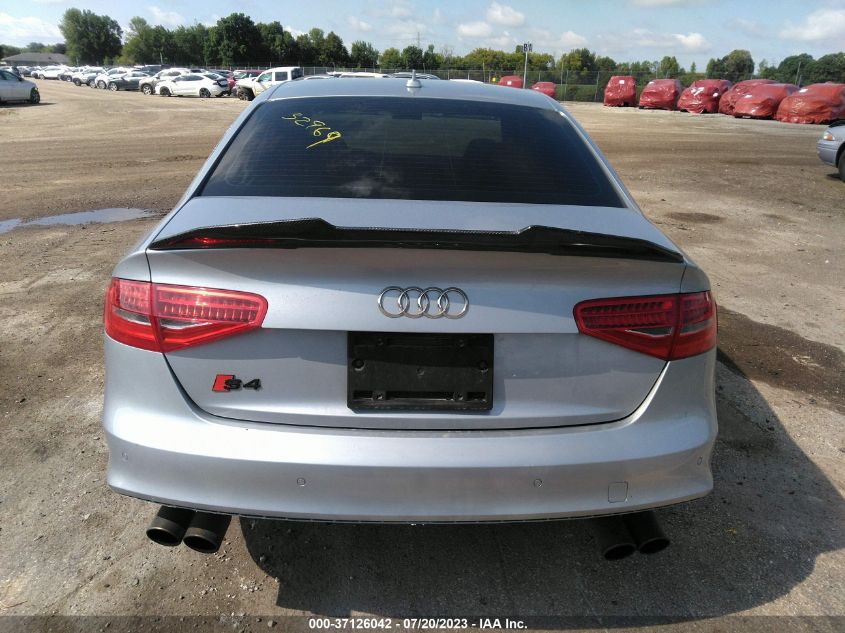 2015 AUDI S4 PREMIUM PLUS WAUBGAFLXFA045443