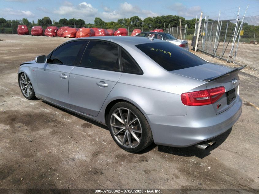 2015 AUDI S4 PREMIUM PLUS WAUBGAFLXFA045443