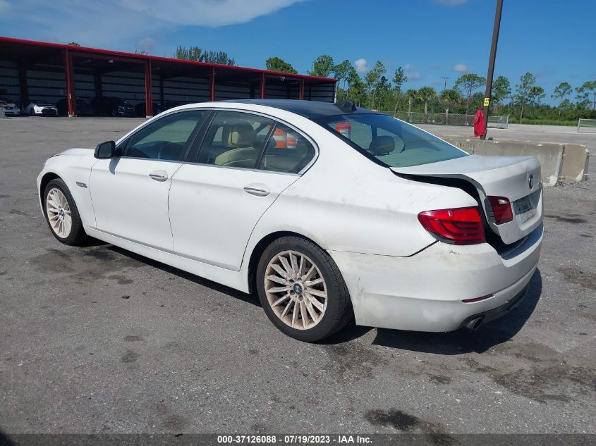 2013 BMW 5 SERIES 535I - WBAFR7C50DC818281