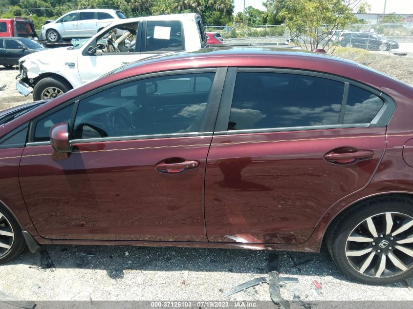2015 HONDA CIVIC SEDAN EX-L - 19XFB2F95FE044761