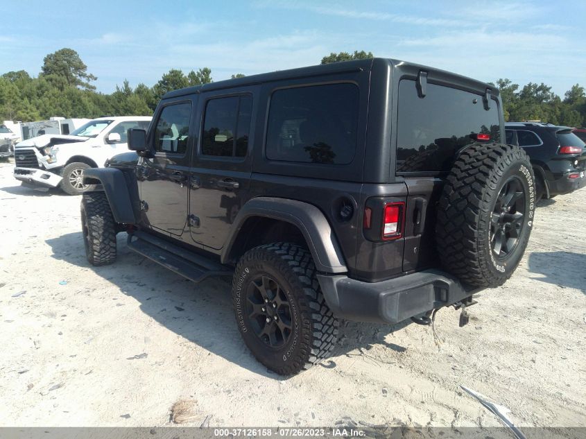 2020 JEEP WRANGLER UNLIMITED WILLYS - 1C4HJXDN6LW159251