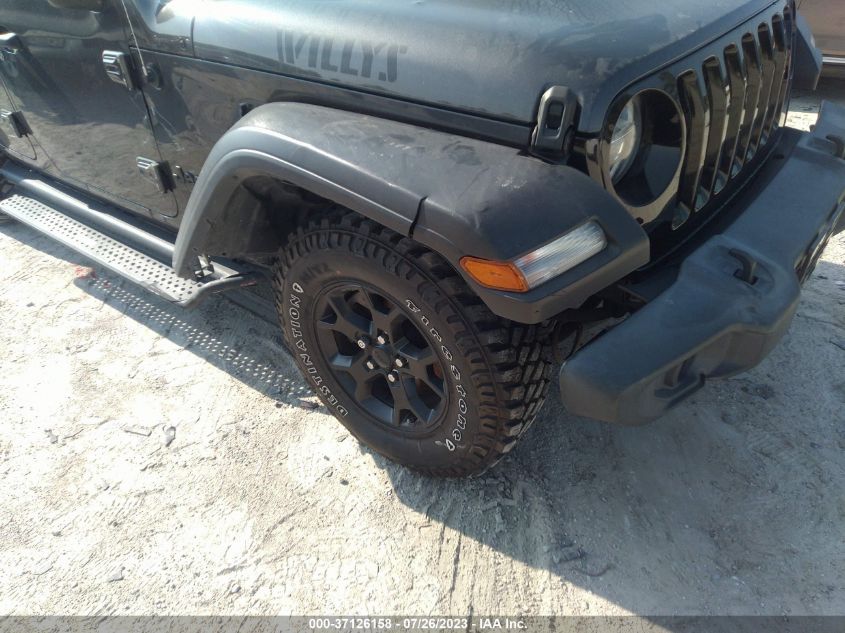 2020 JEEP WRANGLER UNLIMITED WILLYS - 1C4HJXDN6LW159251