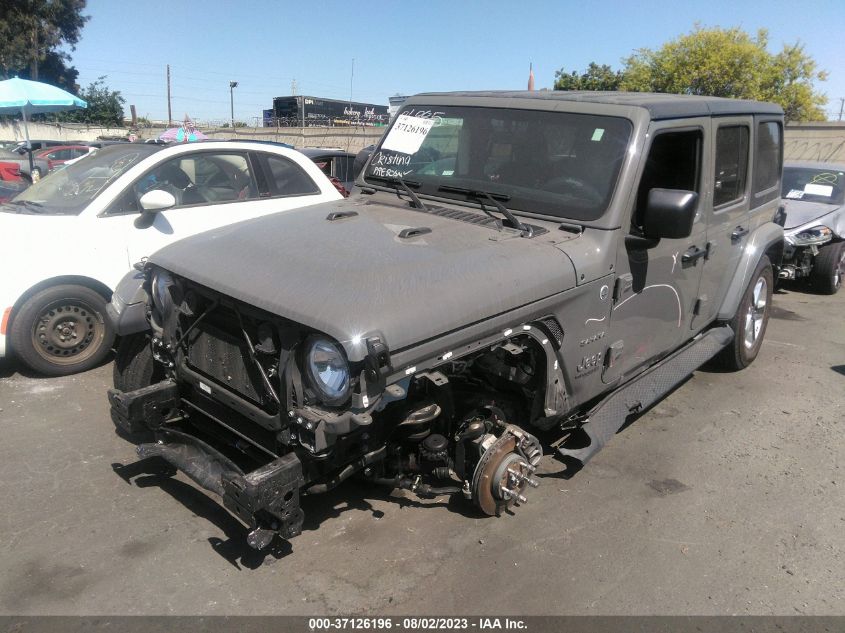 2020 JEEP WRANGLER UNLIMITED SAHARA - 1C4HJXEN8LW261875