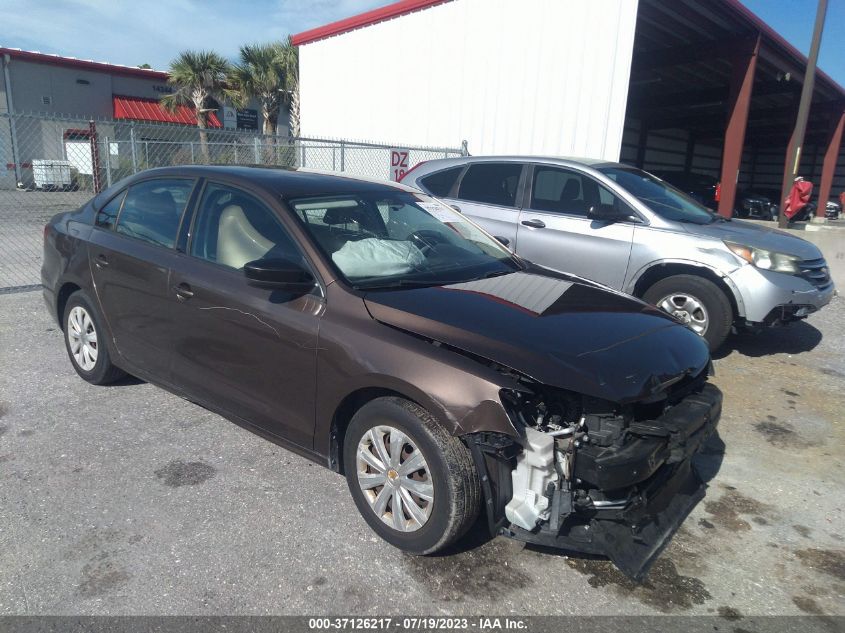 2014 VOLKSWAGEN JETTA SEDAN S - 3VW2K7AJ8EM249165