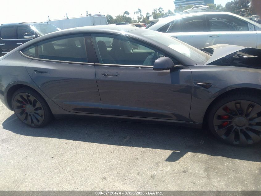 2022 TESLA MODEL 3 - 5YJ3E1ECXNF208340