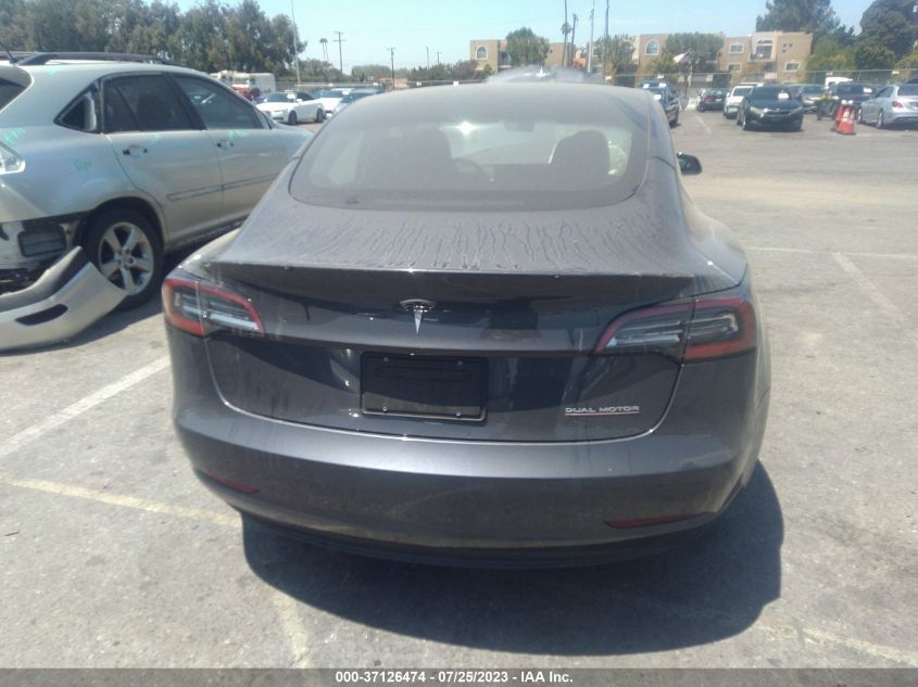 2022 TESLA MODEL 3 - 5YJ3E1ECXNF208340