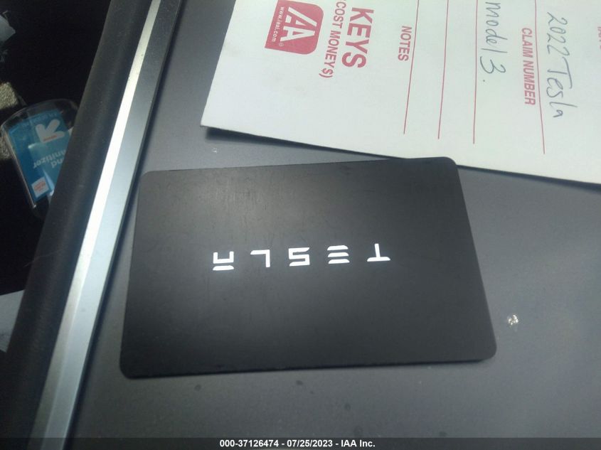 2022 TESLA MODEL 3 - 5YJ3E1ECXNF208340