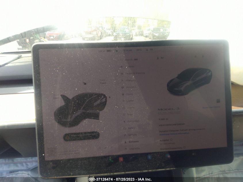 2022 TESLA MODEL 3 - 5YJ3E1ECXNF208340
