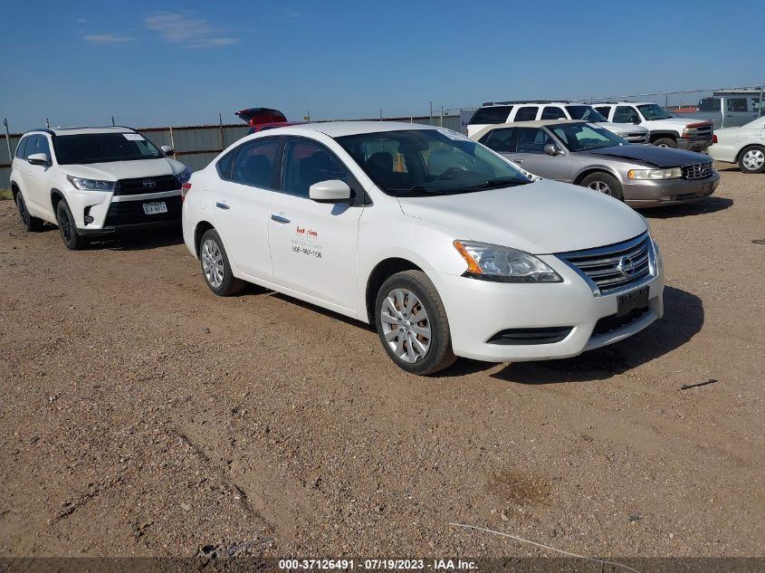 2014 NISSAN SENTRA S/SV/SR/SL - 3N1AB7AP0EL680689