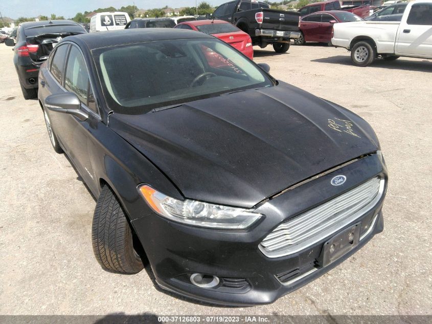 2013 FORD FUSION SE HYBRID - 3FA6P0LU9DR163911