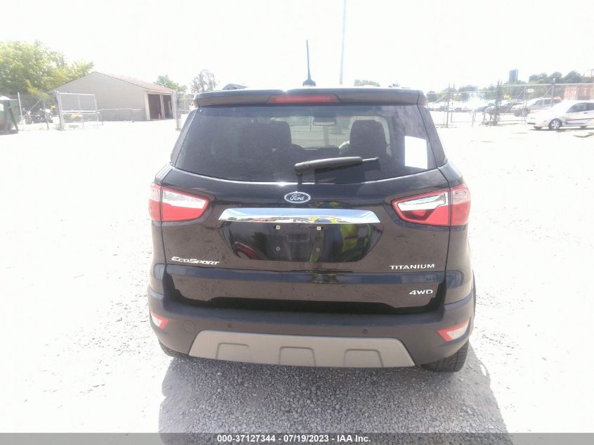 2020 FORD ECOSPORT TITANIUM - MAJ6S3KL5LC363481
