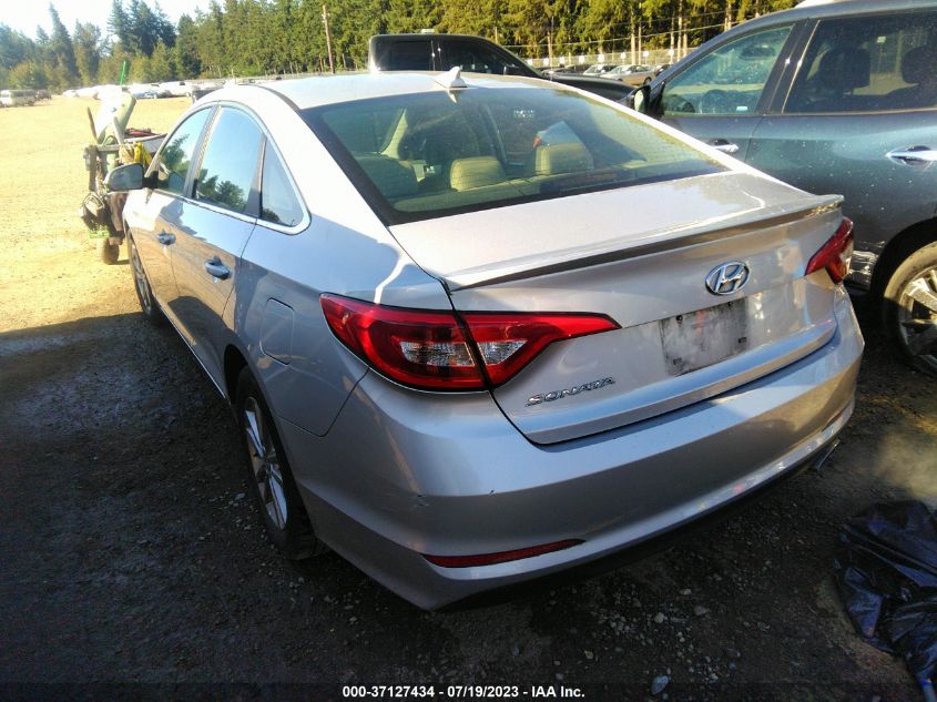 2017 HYUNDAI SONATA 2.4L - 5NPE24AF1HH459398