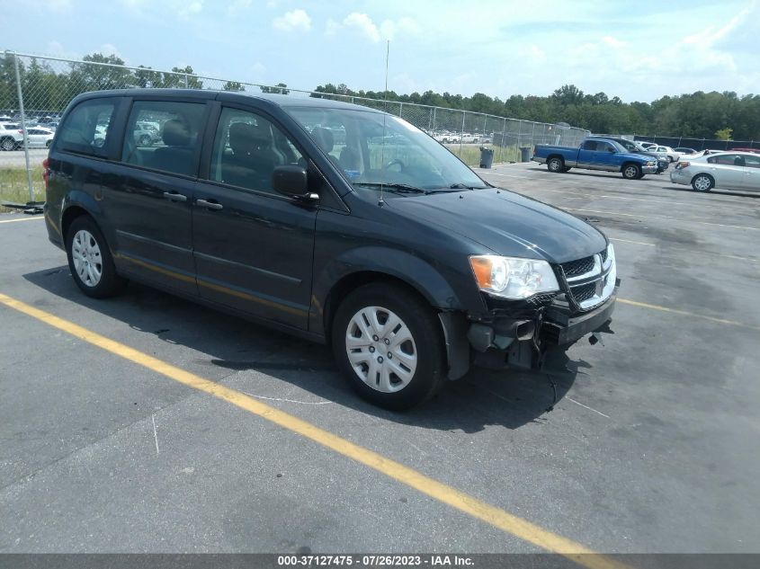 2014 DODGE GRAND CARAVAN AMERICAN VALUE PKG - 2C4RDGBG8ER136405