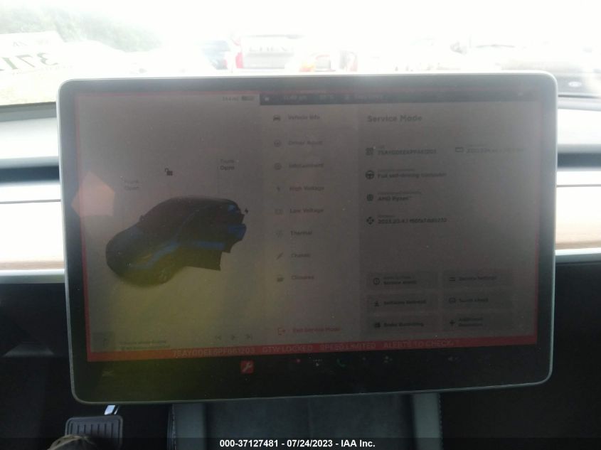 2023 TESLA MODEL Y LONG RANGE - 7SAYGDEE6PF661203