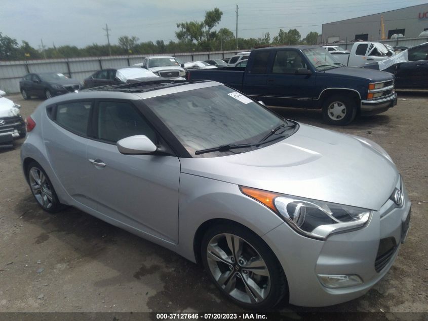 2017 HYUNDAI VELOSTER - KMHTC6AD8HU322781