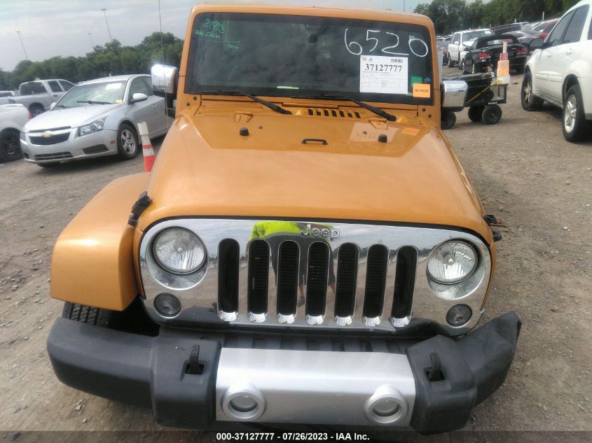 2014 JEEP WRANGLER UNLIMITED SAHARA - 1C4BJWEG5EL276520