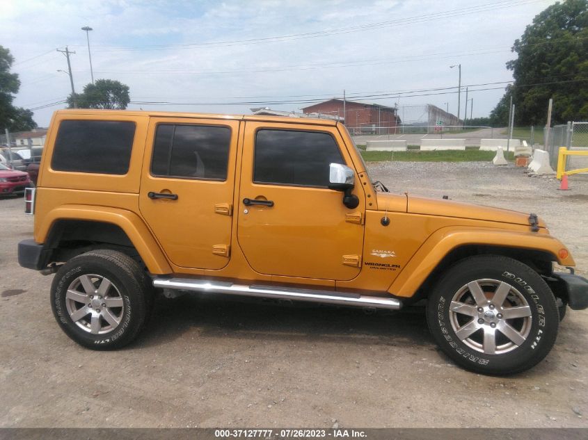 2014 JEEP WRANGLER UNLIMITED SAHARA - 1C4BJWEG5EL276520