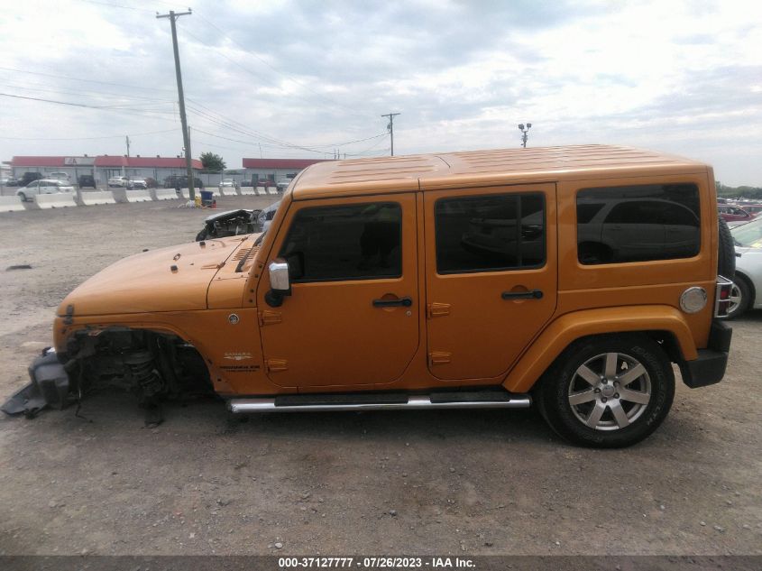 2014 JEEP WRANGLER UNLIMITED SAHARA - 1C4BJWEG5EL276520