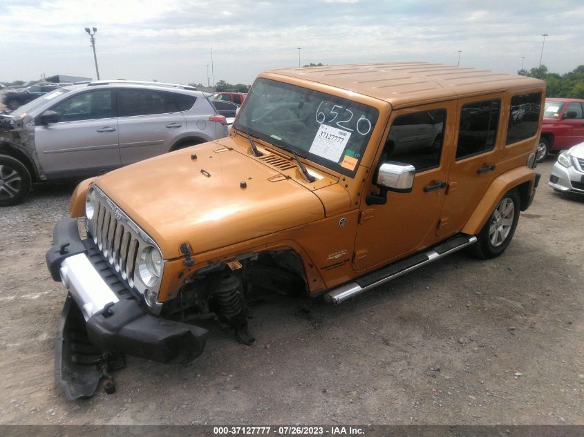 2014 JEEP WRANGLER UNLIMITED SAHARA - 1C4BJWEG5EL276520